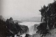 Albert Bierstadt Island Lake,Wind River Range painting
